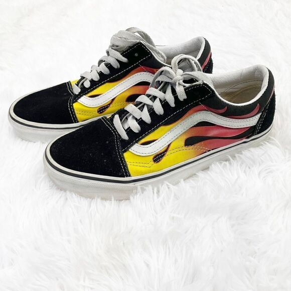 Vans Old Skool OG Flame Low Top Sneakers - Picture 1 of 11